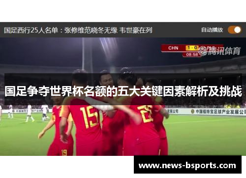国足争夺世界杯名额的五大关键因素解析及挑战